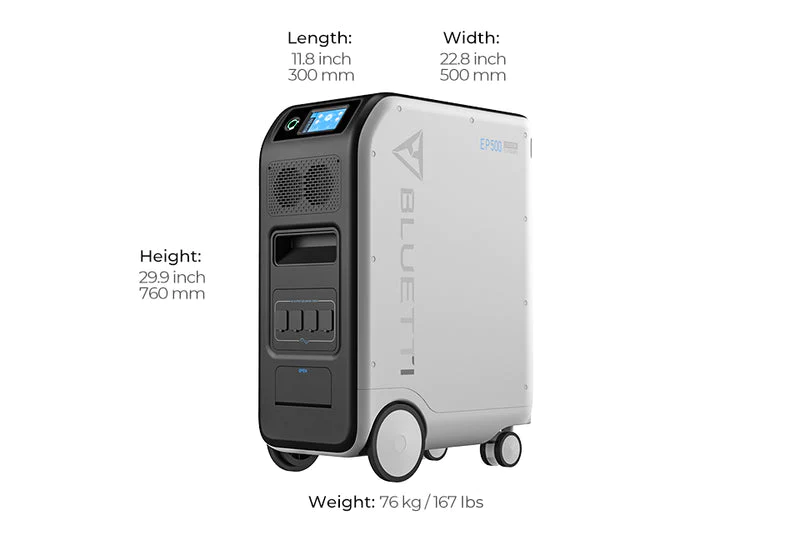 BLUETTI EP500 Solar Power Station | 2,000W 5,100Wh