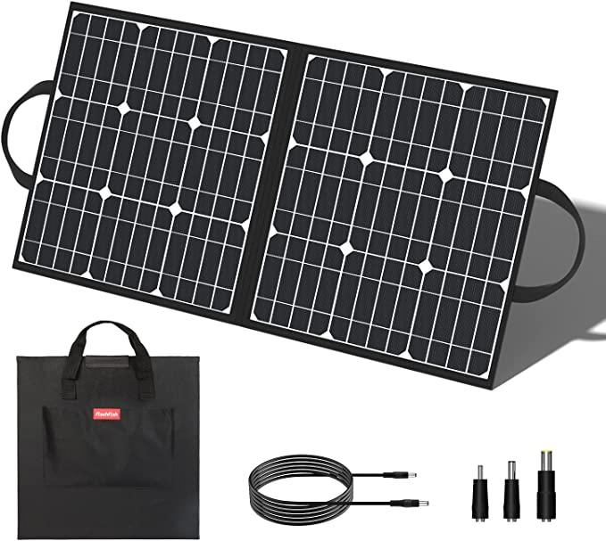 FlashFish SP50 Portable Solar Panel | 50W/18V
