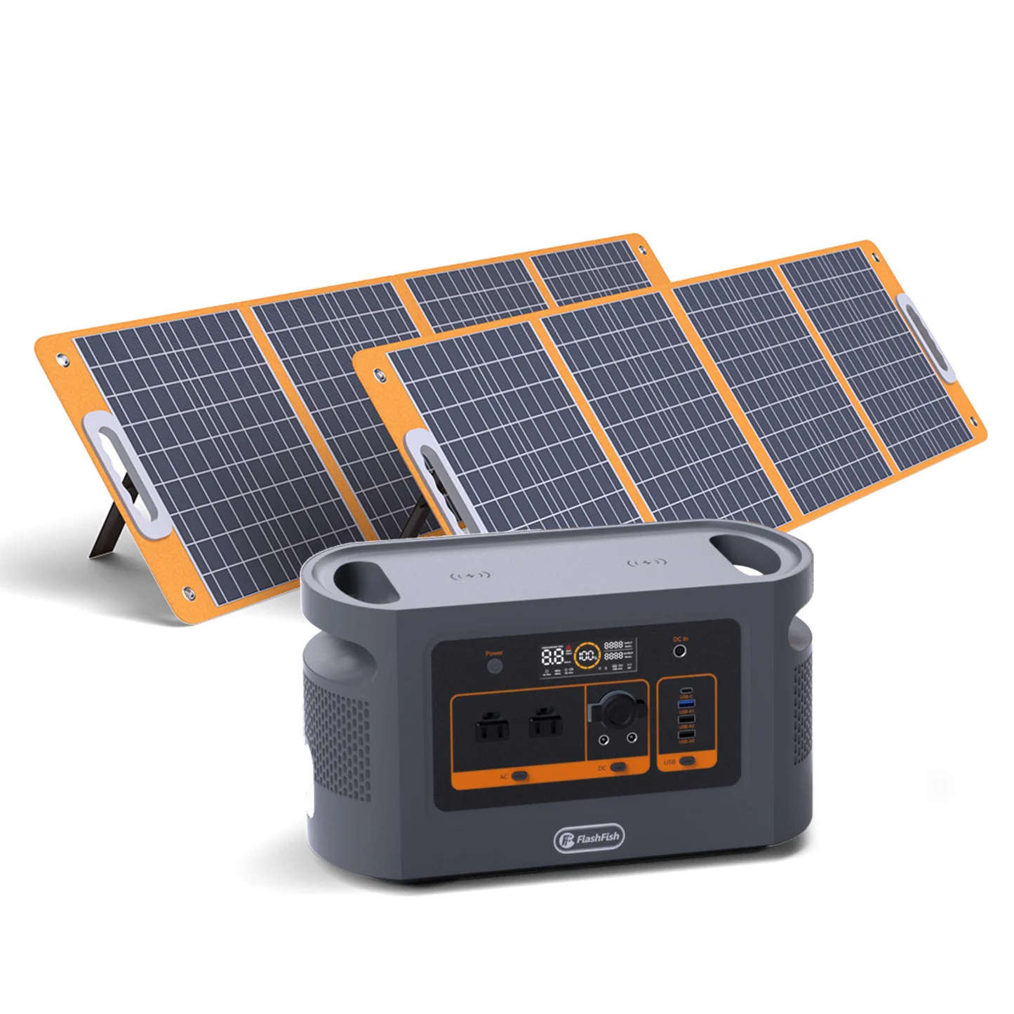 FlashFish QE02D UPS Portable Power Station | 1200W 1008Wh