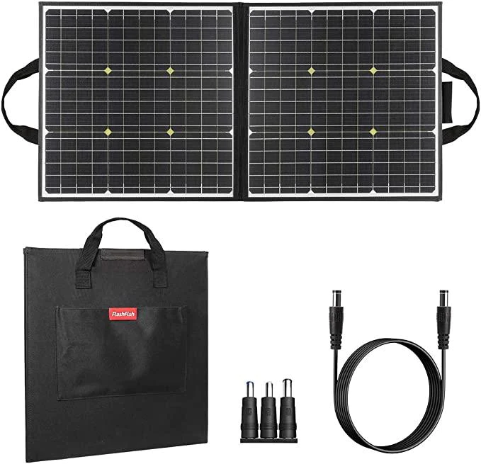 FlashFish SP100 Portable Solar Panel | 100W/18V