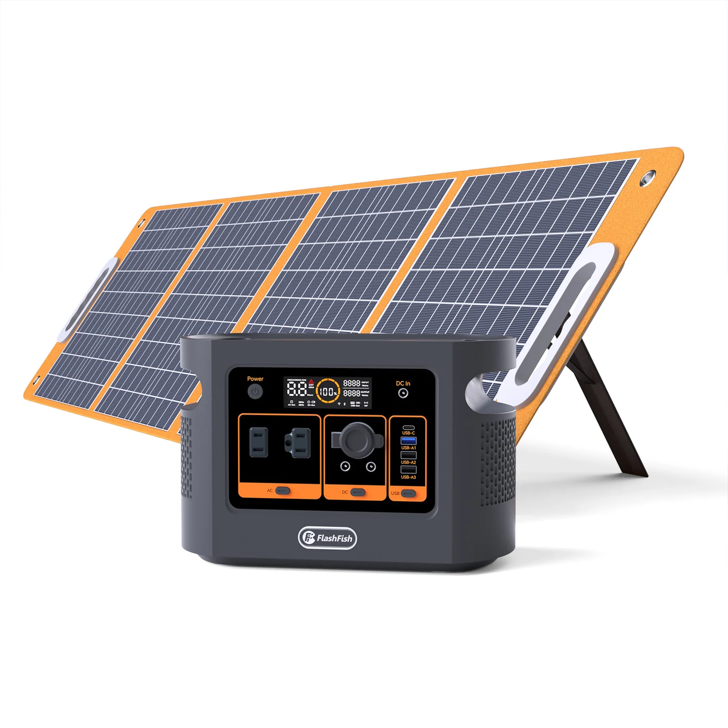 FlashFish QE01D UPS Portable Power Station丨600W 448Wh