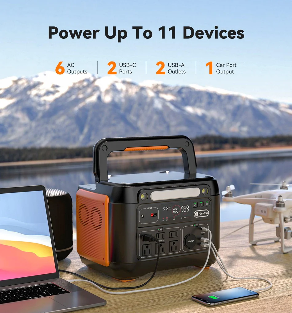 FlashFish A1001 UPS Power Station | 1000W