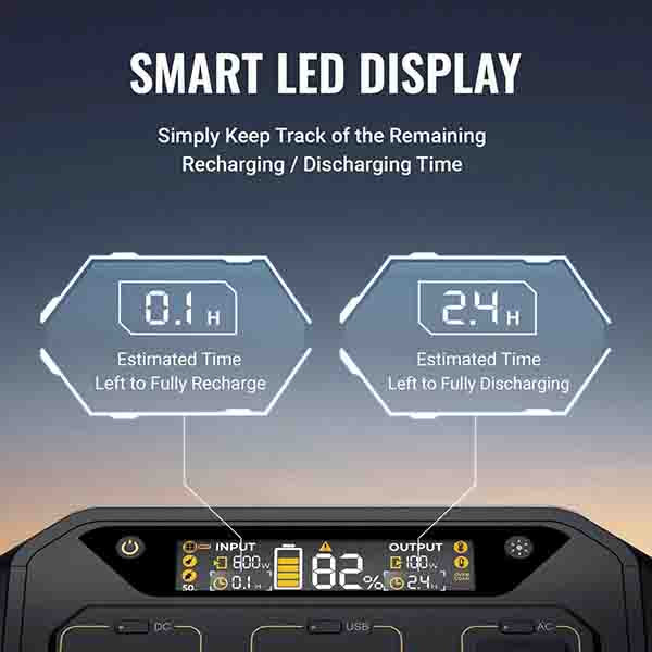 BougeRV 286Wh Flash300 600W Portable Power Station