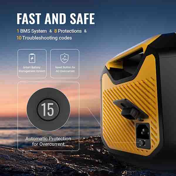 BougeRV 286Wh Flash300 600W Portable Power Station