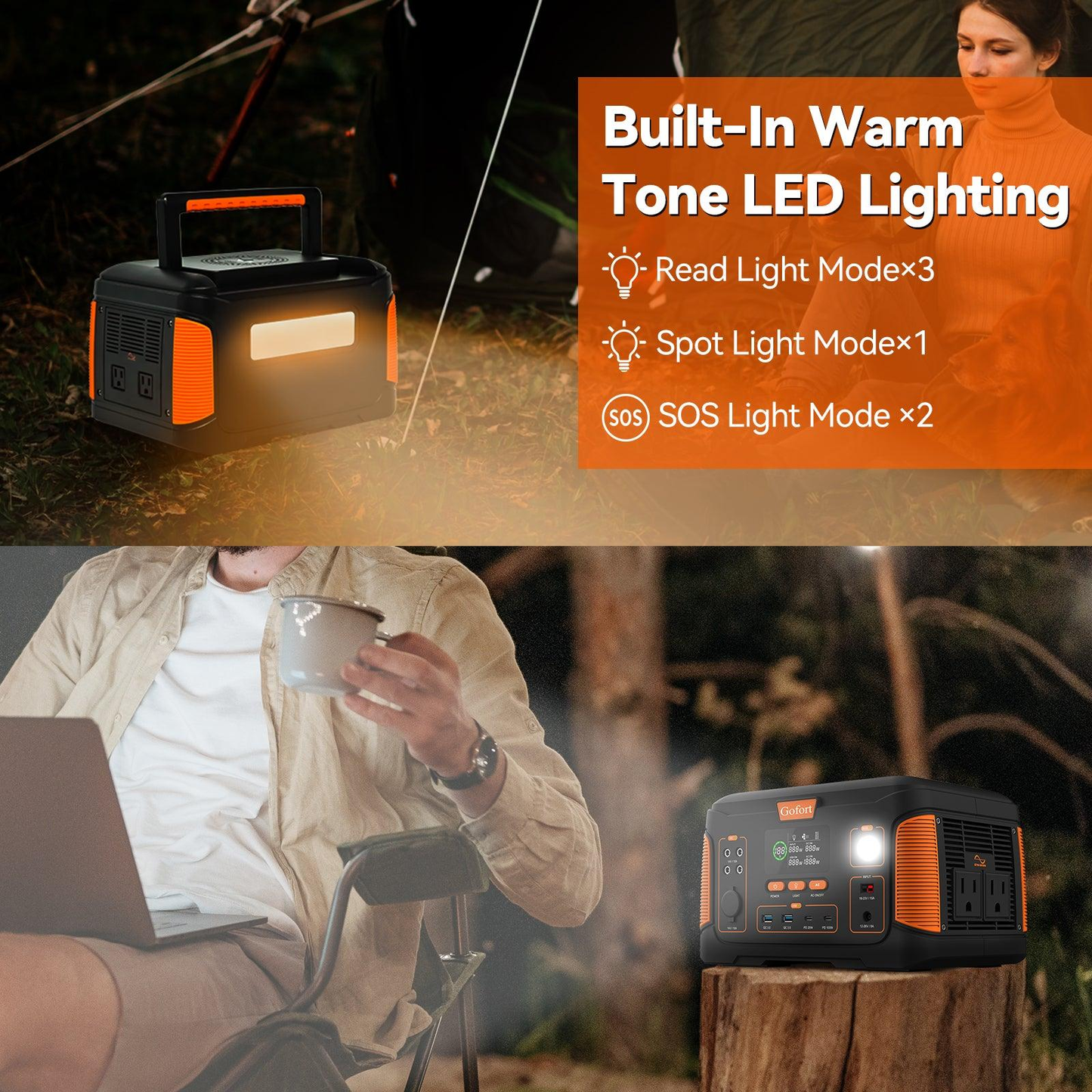Gofort J1000Plus Portable Power Station | 1000W 932Wh