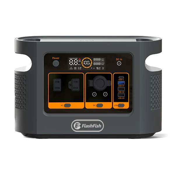FlashFish QE01D UPS Portable Power Station丨600W 448Wh