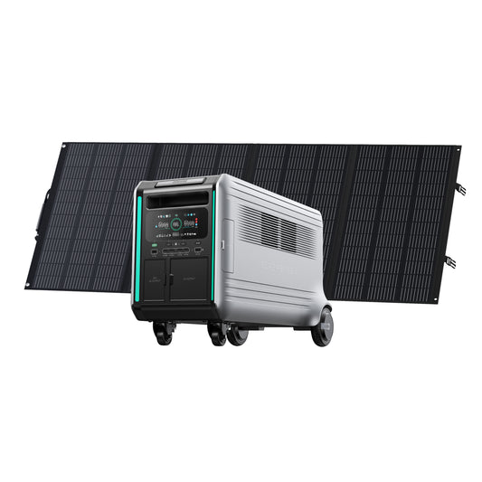 ZENDURE SuperBase V6400 + 400W Solar Panel