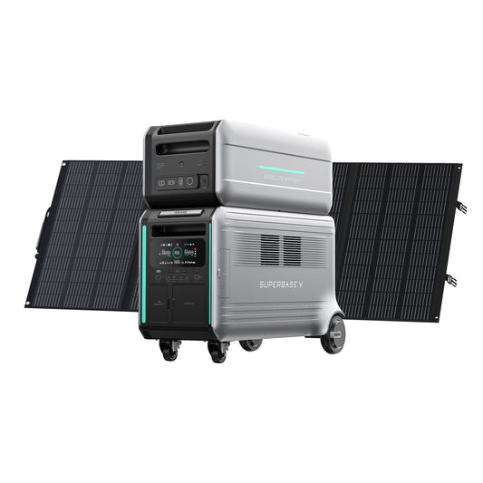 ZENDURE SuperBase V6400 + B6400 + 400W Solar Panel