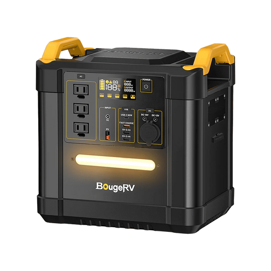 BougeRV FORT 1500 1456Wh LiFePO4 Portable Power Station