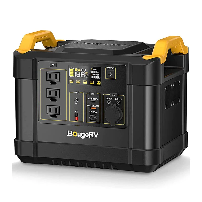 BougeRV LiFePO4 Solar Generator Fort 1000