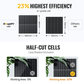 BougeRV 300W 12V 10BB Mono Solar Panel (New Arrival)