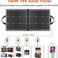 FlashFish SP100 Portable Solar Panel | 100W/18V