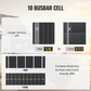 BougeRV 300W 12V 10BB Mono Solar Panel (New Arrival)