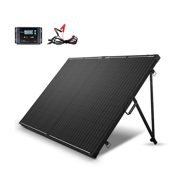 200 Watt 12 Volt Monocrystalline Foldable Solar Suitcase